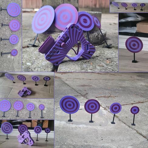 Table Top Target Set - Perfect for Nerf, Foam Dart Blasters, tic tac Guns, Rubber Band Shooters and More! in Saudi Arabia