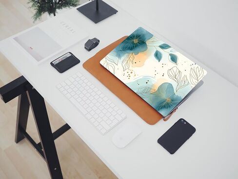 Laptop Skin with Beauty Flower Floral Pattern Designs, Fits Most Laptop Skin Sticker Decal,13-15.4" 15.6 inch Laptop Universal Vinyl Skin Sticker Cover (Skin 19_4) in Saudi Arabia