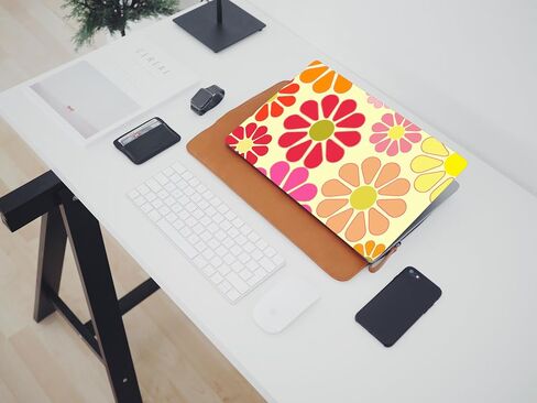 Laptop Skin with Beauty Flower Floral Pattern Designs, Fits Most Laptop Skin Sticker Decal,13-15.4" 15.6 inch Laptop Universal Vinyl Skin Sticker Cover (Skin 19_4) in Saudi Arabia