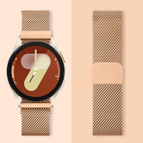 Meliya Metal Band for Samsung Galaxy Watch 7 Band 40mm 44mm, Galaxy Watch FE Bands 40mm, 20mm Stainless Steel Replacement Strap for Galaxy Watch 7 Band Women Men in Kuwait