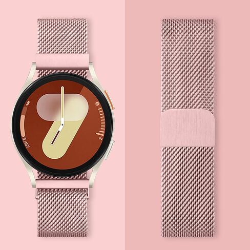 Meliya Metal Band for Samsung Galaxy Watch 7 Band 40mm 44mm, Galaxy Watch FE Bands 40mm, 20mm Stainless Steel Replacement Strap for Galaxy Watch 7 Band Women Men in Kuwait