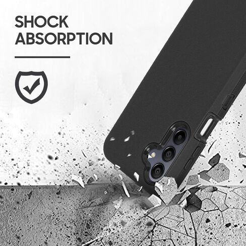 Compatible for Samsung Galaxy A16 5G Phone Case, Built in Screen Protector, Belt Clip Holster Heavy Duty Defender Case Dustproof Shockproof Protection (Camo Green) in Saudi Arabia