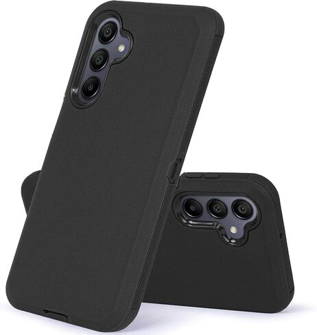 Compatible for Samsung Galaxy A16 5G Phone Case, Built in Screen Protector, Belt Clip Holster Heavy Duty Defender Case Dustproof Shockproof Protection (Camo Green) in Saudi Arabia