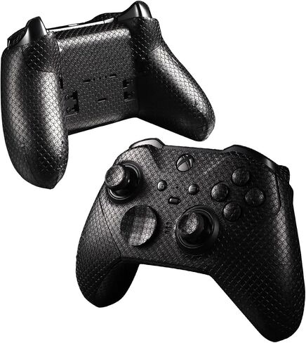 IMMOENUC Controller Grips for Microsoft Xbox Elite Series 2 Controller Grip Tape Anti Slip Skin,Self-Adhesive,Pre-Cut,Sweat-Resistant Full wrap Xbox Controller Accessories (Black) in Saudi Arabia