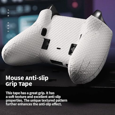 يسيطر على وحدة تحكم Immoenuc لـ Microsoft Xbox Elite Series 2 الشريط المضاد للانزلاق ، اللصق الذاتي ، مسبقًا ، ملحقات وحدة تحكم Xbox كاملة المقاومة للعرق (أسود) in Saudi Arabia