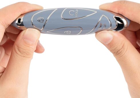 غطاء مفتاح Hyundai Key fob، جراب غطاء مفتاح سيارة ناعم من مادة TPU لملحقات 2022-2024 Hyundai Loniq Elantra Sonata Santa fe Tucson Santa Cruz Palisade Veloster Accent (7 أزرار) in Saudi Arabia