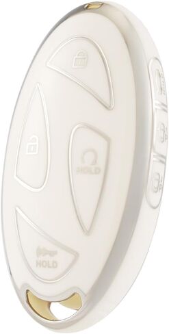غطاء مفتاح Hyundai Key fob، جراب غطاء مفتاح سيارة ناعم من مادة TPU لملحقات 2022-2024 Hyundai Loniq Elantra Sonata Santa fe Tucson Santa Cruz Palisade Veloster Accent (7 أزرار) in Saudi Arabia