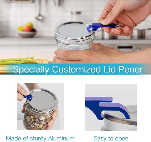 Mason Jar Sealer Kit For Foodsaver Vacuum Sealer Electric Vacuum Pump Food Vacuum Sealer Food Jar Protector Vacuum Seal Kit for Wide Mouth and Regular Mouth Mason Jars (9). in Saudi Arabia