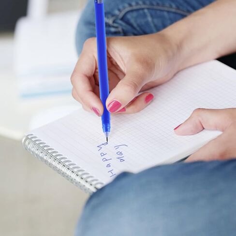 Volcanics Erasable-Gel-Pens Black, 30PCS Fine Point 0.5 mm, Mistakes Dispear Smudge Free Perfect for School, Office, and Home Use in Kuwait