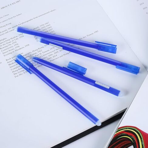 Volcanics Erasable-Gel-Pens Black, 30PCS Fine Point 0.5 mm, Mistakes Dispear Smudge Free Perfect for School, Office, and Home Use in Kuwait