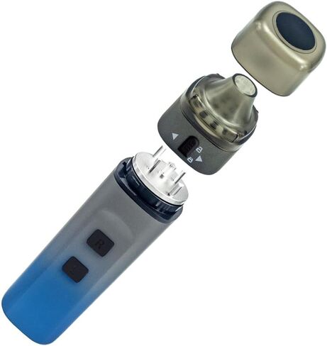 Portable Electric Grinder Best Automatic Spice Mill Grinder, 1/1.5g Capacity, USB Rechargeable, Aluminum Alloy and Plastic(Gradient Blue-Gray) in Saudi Arabia
