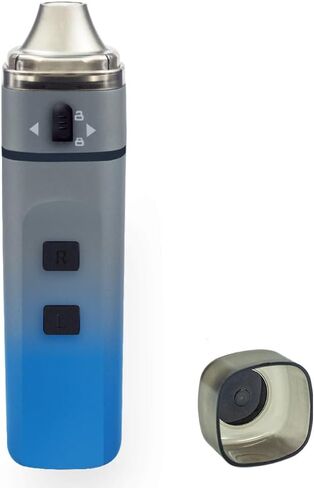 Portable Electric Grinder Best Automatic Spice Mill Grinder, 1/1.5g Capacity, USB Rechargeable, Aluminum Alloy and Plastic(Gradient Blue-Gray) in Saudi Arabia
