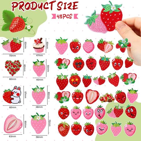Tigeen 48 Pcs Christmas Gingerbread Iron on Patch Embroidery Applique Patch Gingerbread Patches Patch Holiday Sweets Buscuit Christmas Patches for Clothing, Jackets, handmade Applique Emblem Accessory in Saudi Arabia