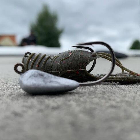 Mini Pro Tube Head - 4 Pack - Finesse Bass Fishing - Finesse Tube Jig Head - خطاف حاد للغاية in Kuwait