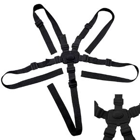 High Chair Straps,Adjustable Baby Seat Belt,Universal Baby Safe Belt Holder for Most 5 Point High Chairs,Kids Stroller Pram Buggy Pushchair