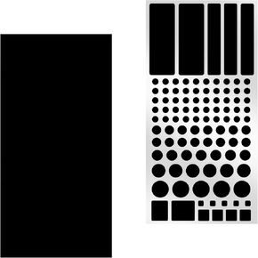LED Light Blocking Stickers (2 Sheets), LED Light Blackout Sticker Light Dimming Stickers, LED Filters Dimming Sheets for Routers, LED Covers Blackout Dimming 50% ~ 80% of LED Lights, 2PK