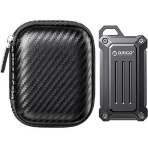 ORICO 2 TB External SSD Up to 2000 MB/s USB 3.2 Gen 2x2 Portable Solid State Drive Portable Protection Case for External SSD Hard Drive