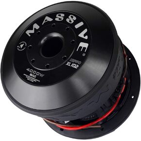 Massive Audio 10" Subwoofer 2000W RMS 2 Ohm DVC-HIPPOXL102
