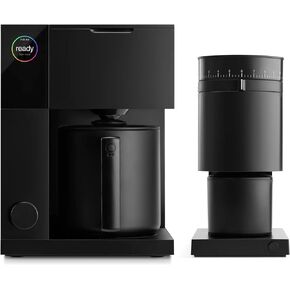 Fellow Aiden Precision Coffee Maker & Opus Conical Burr Coffee Grinder Bundle-10-Cup Thermal Carafe, Built-In Brewing Guidance, Scheduling, Removable Water Tank, Electric Coffee Grinder,Matte Black