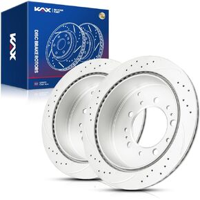 KAX Front 55185 Disc Brake Rotor Fits for Cruze 2011-2019, Sonic 2012-2020, Bolt EV 2017-2023, Cruze Limited 2016, Volt 2016-2019, Bolt EUV 2022-2023, 2pcs