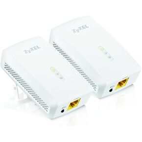 ZyXEL 1000 Mbps Powerline AV2 Gigabit Adapter, Starter Kit - 2 Units (PLA5206KIT)