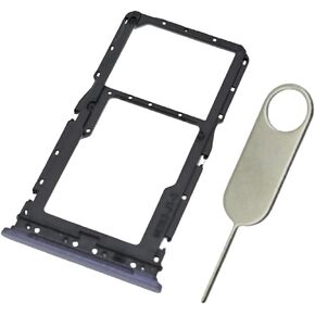 Single Sim Card Tray SD Slot Holder Replacement for Motorola Moto G Power 5G 2025 XT2515 (Slate Gray)