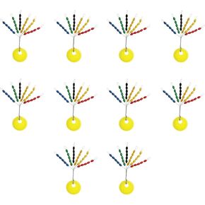 Fishing Bobber Stoppers Line Stops: 300pcs Sinker Float Stops for Bass Fishing - Texas Rig Weight Stoppers Size Large Medium Small