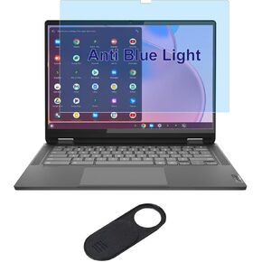Anti Blue Light Anti Glare Screen Protector for Lenovo Ideapad Flex 5 / 5i 14 2-in-1 & IdeaPad 5 / 5X 14 2-in-1 & Flex 5i Chromebook Plus 14 inch Touchscreen Laptop Shield Matte, Anti Fingerprint