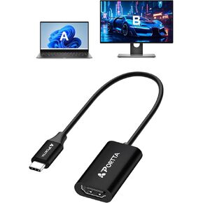 Portta 14 in 1 Displaylink Docking Station Triple Monitor 4K 60Hz with 150W Power Adapter, HDMI x3, USB x6, Ethernet, SD/TF, 100W PD, Audio/Mic, Compatible with MacOS/Windows SST/MST, Driver Required