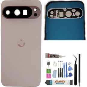 Pixel 9 Pro Back Glass استبدال لـ Google Pixel 9 Pro 5g غطاء زجاجي زجاجي مع شريط تم تثبيته مسبقًا (غير مناسب لـ Pixel 9 و Pixel 9 Pro XL) (Obsidian) in Kuwait
