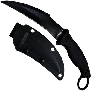 BATTLBOX Doug Marcaida Designs K-TAC Fixed Blade Karambit, 3.15in D2 Steel Curved Blade, Finger Ring Handle, Multi-Position Sheath, EDC, Camping, Hiking, Outdoors