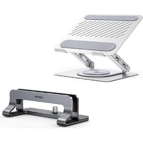 UGREEN Vertical Laptop Stand Bundle with Laptop Desk Stand
