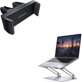 Lamicall Car Vent Phone Mount and Adjustable Laptop Stand