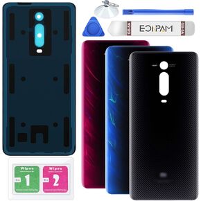 Back Glass Replacement for Xiaomi Mi 9T/ 9T Pro Back Cover Rear Housing Repair Tool Kit Genuine Rear Glass (Blue)