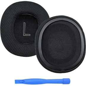 Ear Pads Replacement for Xbox Wireless, Wired, Xbox Stereo 20th Anniversary Special Edition Headphones by MMOBIEL – Mesh Fabric Ear Pad Cushions - Noise Isolation Earpads Replacement – Black in Kuwait