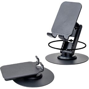 Phone Holder for Desk - 360° Adjustable Cell Phone Stand for Desk - Mobile Holder for Video Recording/Kitchen/Meeting/Bed - Compatible with iPhone 16 15 14 13 Pro Max Mini, 12 11 XR X 8 Plus SE