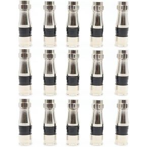 F Type RG11 Coax Cable Compression Fitting/Connector with Weather Seal O Ring 15PACK