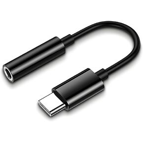 محول الصوت USB C إلى 3.5 مم ، اكتب C إلى محول جاك سماعات الرأس AUX AUX Aux Audio Dongle Cable لـ iPhone 16/16 Pro/15/15 Pro/Pro Max/Plus ، Samsung Galaxy S24/S23/S22 Ultra ، IPAD Pro ، MacBook