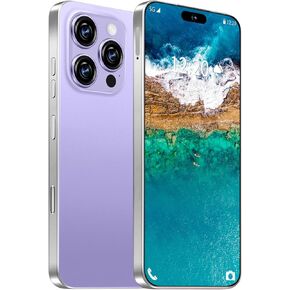 I16 ProMAX 12+512GB Smartphone Unlocked Cell Phone,6.99" HD Screen Unlocked Phones,Battery 7000mAh Android 13,Face ID/Fingerprint Button unlock/Photos/5G/Dual SIM/GPS (Pink, 12+512)