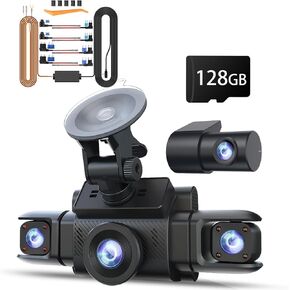 D435 Dash Cam + Hardwire Kit for Parking Mode