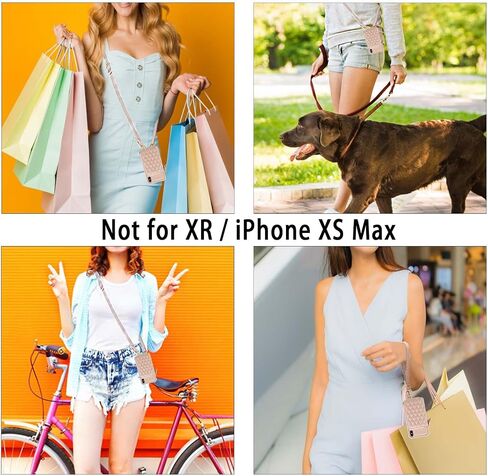 Monasay Zipper Wallet Case Fit for iPhone X/XS ، [Glass Screen Protector] in Kuwait