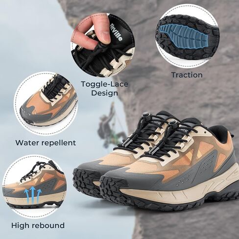 أحذية Fitville Wide Men's Sneakers أحذية غير انزلاق في المشي لمسافات طويلة المشي على الجري للرجال مع دعم القوس in Saudi Arabia