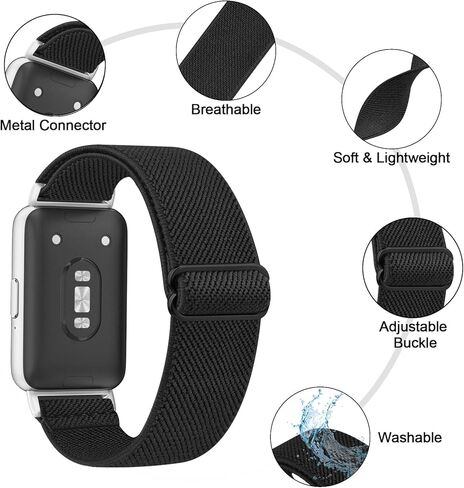 3 حزم نطاقات لـ Samsung Galaxy Fit 3 Band Women Men ، Soft Dollable Presection Watch Strap متوافق مع Galaxy Fit 3 Smartwatch Accessories in Kuwait