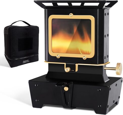 Camping Oil Lantern for Outdoor Lighting Cooking Warming Vintage Lamp Stove with Wick for Indoor Home Decor (Black) in Saudi Arabia