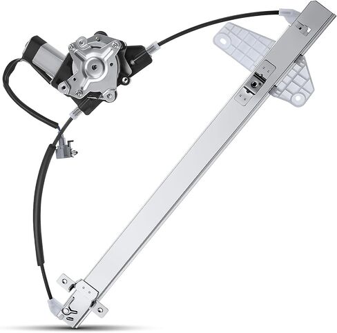YHTAUTO Rear Power Window Regulator Driver Side with 2-Pin Motor Assembly for Nissan Titan 2004-2015 Crew/Extended Cab, Armada 2005-2015 Sport Utility, Pathfinder Armada 2004 Sport Utility in Saudi Arabia