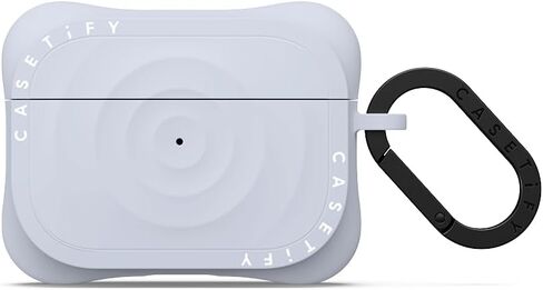 CASETiFY Ripple Airpods Pro (1st/2nd Gen) Case with Ring - White in Saudi Arabia