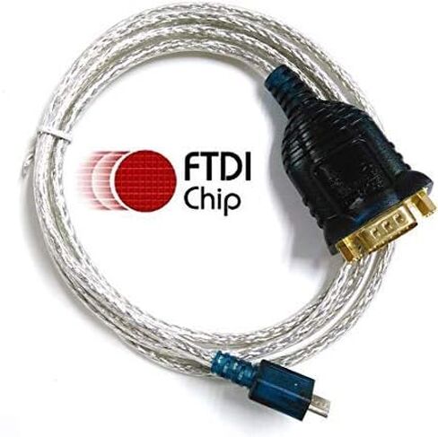 Usangreen 150cm Micro USB RS232 Cable to DB9 Male Full Pinout Compatible with UC232 US232 Serial Cable for Server, Personal Computer, Industrial Equipment in Saudi Arabia