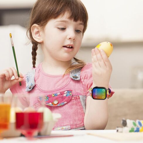 Scrunchie Bands Compatible with Kids Apple Watch Band, Cute Stretchy Breathable Strap for iWatch Series 10 9 8 7 6 5 4 3 SE SE2 Small Wrists Boys Girls in Saudi Arabia