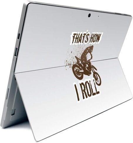 MightySkins Carbon Fiber Skin for Microsoft Surface Pro 7 - God is Greater | Textured Carbon Fiber Finish | Easy to Apply, Remove, and Change Styles | Made in The USA in Saudi Arabia
