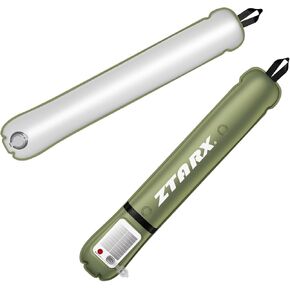 Inflatable Light Tube Video Light Stick, LED Solar Camping Light Portable and Foldable, USB Outdoor Photography Light，4 Types of Lighting